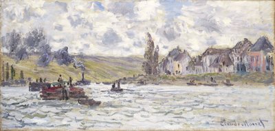 El pueblo de Lavacourt de Claude Monet