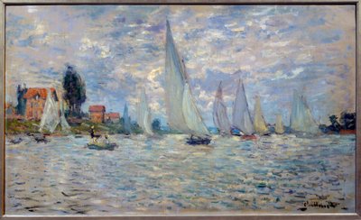 Los botes. Regatas en Argenteuil de Claude Monet