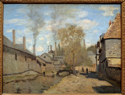El arroyo de Robec en Rouen de Claude Monet