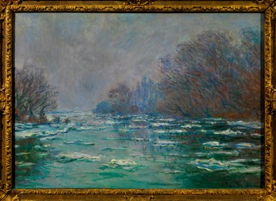 El debate cerca de Vétheuil de Claude Monet
