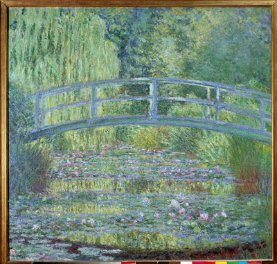 La pasarela y el estanque de nenúfares de Claude Monet
