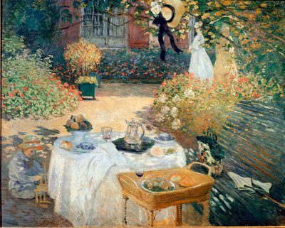 El almuerzo, panel decorativo de Claude Monet