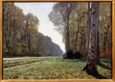 El empedrado de Chailly, Fontainebleau, c.1865 (óleo sobre lienzo) de Claude Monet