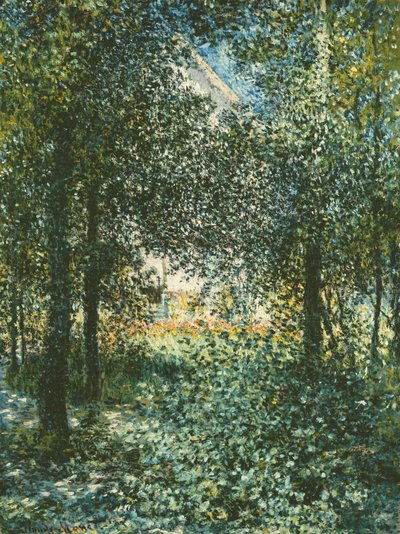 Matorral: La casa de Argenteuil, 1876 de Claude Monet
