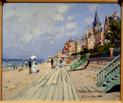 Playa de Trouville de Claude Monet