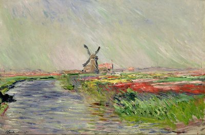 Campo de tulipanes en Holanda de Claude Monet