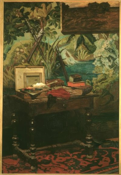 Un rincón del taller de Claude Monet