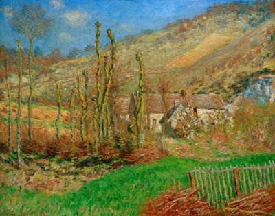 Valle de Falaise en invierno de Claude Monet