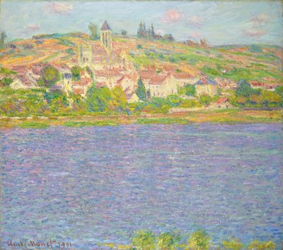 Vetheuil al sol; Vetheuil, effet de Soleil, 1901 de Claude Monet
