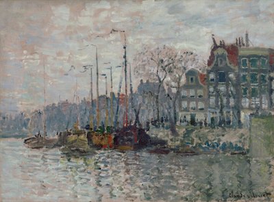 Vista de Ámsterdam de Claude Monet