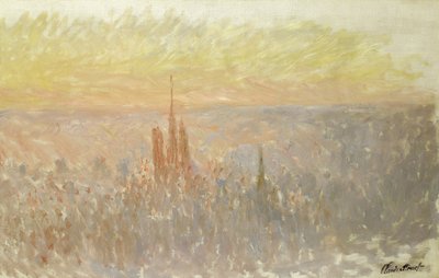 Vista de Ruán de Claude Monet