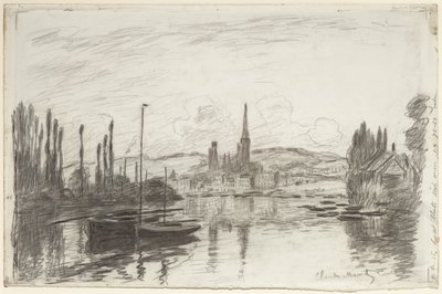 Vista de Ruan de Claude Monet