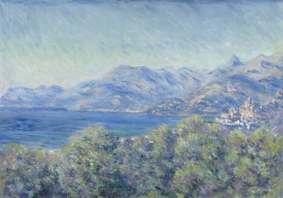 Vista de Ventimiglia de Claude Monet
