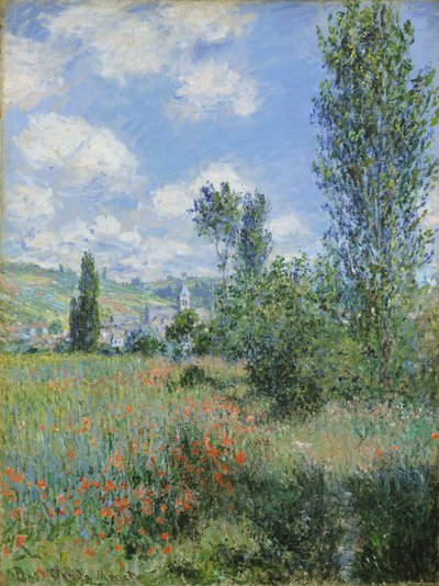 Vista de Vetheuil de Claude Monet