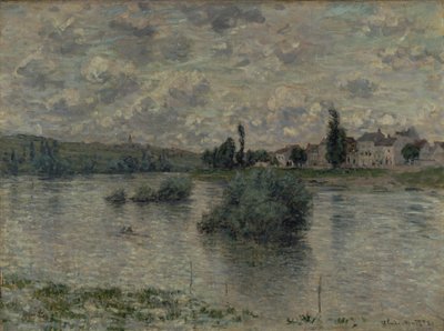 Vista del Sena, Lavacourt, 1880 de Claude Monet