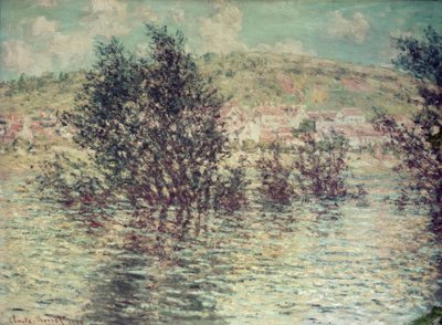 Vétheuil, vista de Lavacourt de Claude Monet