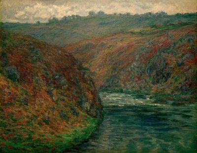 Vista de Creuse, tiempo sombrío de Claude Monet