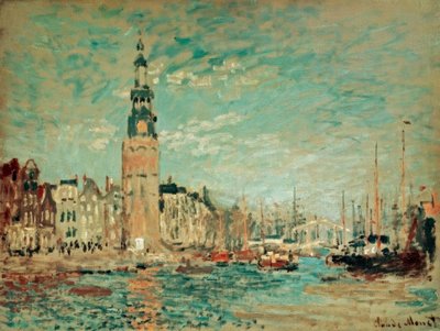 Vista de la Torre Montalban, Ámsterdam de Claude Monet