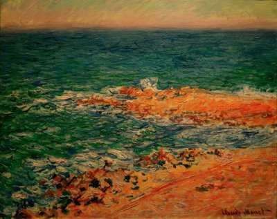 Vista del mar de Claude Monet