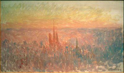 Vista general de Rouen de Claude Monet