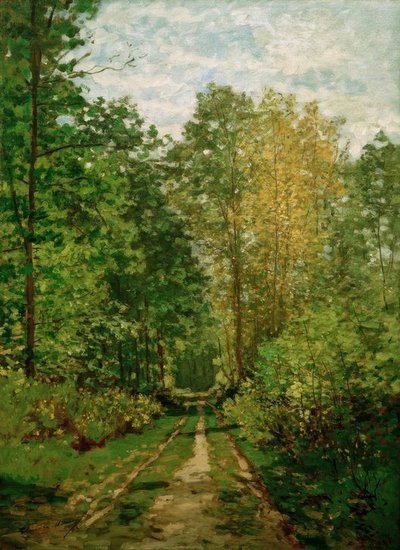Camino forestal de Claude Monet