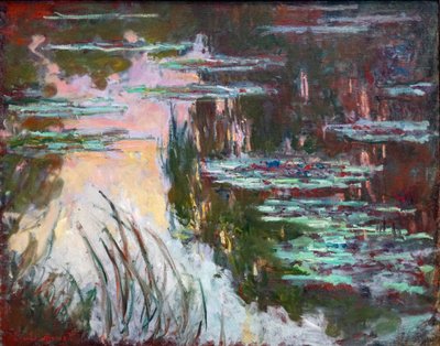 Nenúfares, sol poniente de Claude Monet