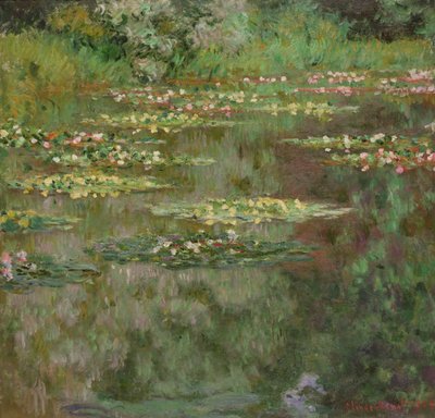 Nenúfares o El estanque de los nenúfares (Nymphéas) de Claude Monet