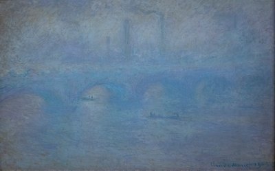 Puente de Waterloo. Efecto de la niebla de Claude Monet