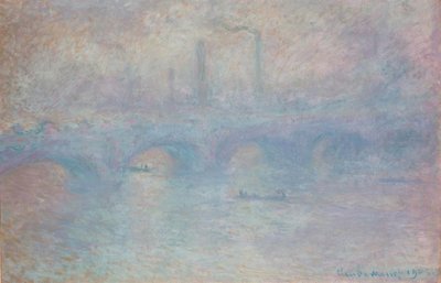 Puente de Waterloo. Efecto de niebla de Claude Monet