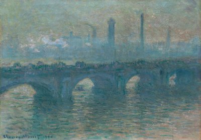 Puente de Waterloo, Clima gris de Claude Monet