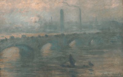 Puente de Waterloo, Mañana brumosa de Claude Monet