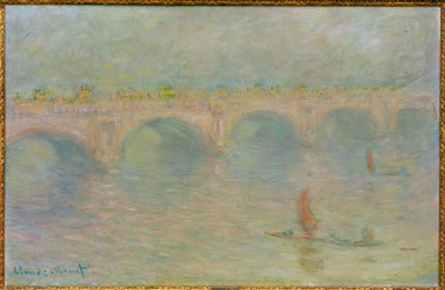 Puente de Waterloo, efecto de sol de Claude Monet