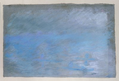 Puente de Waterloo en la niebla, 1901 de Claude Monet