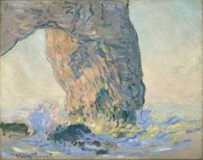 Olas en la Manneporte, circa 1885 de Claude Monet