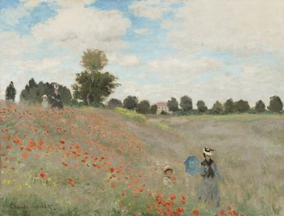 Campo de amapolas de Claude Monet