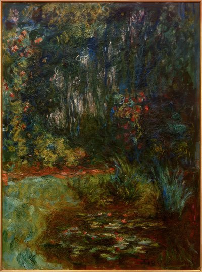Rincón del estanque de nenúfares, 1918 de Claude Monet