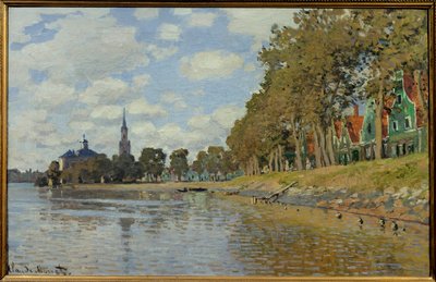 Zaandam. 1871. Paisaje holandés de Claude Monet