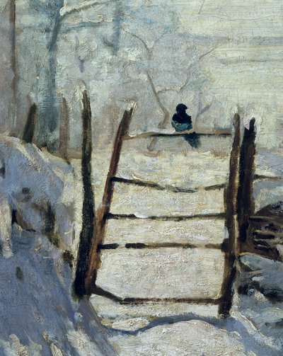 La urraca, 1868-1869 de Claude Monet