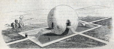 Proyecto de una casa de guardia de granja por Claude Nicolas Ledoux (1736-1806). de Claude Nicolas Ledoux