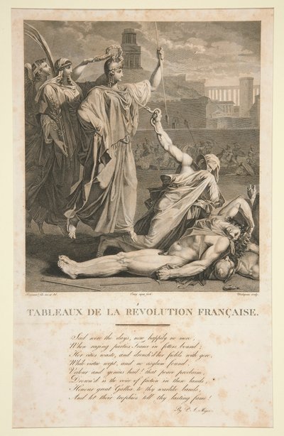 Pinturas de la Revolución Francesa de Claude Nicolas Malapeau