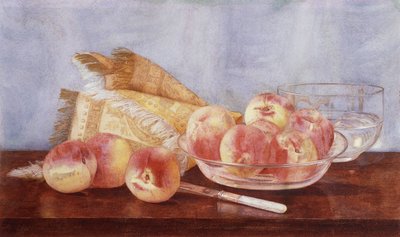 Naturaleza Muerta con Duraznos de Claude Raguet Hirst