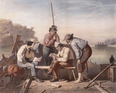 In a Quandary, Naipes de balseros de Mississippi de Claude Régnier