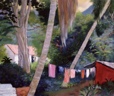 Ropa secándose, Guadalupe de Claude Salez