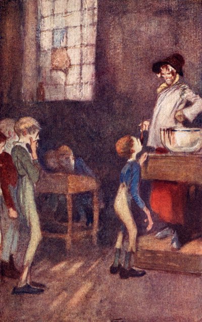Dotheboys Hall, frontispicio de 
