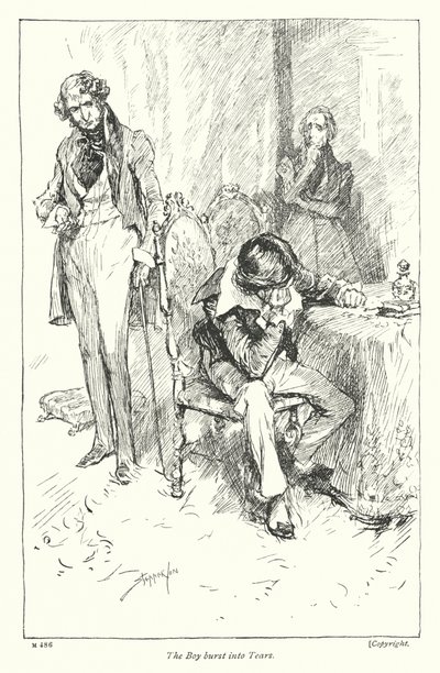 Ilustración de Coningsby de Disraeli de Claude Shepperson
