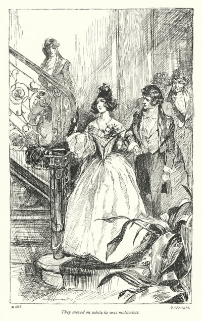Ilustración para Coningsby de Disraeli de Claude Shepperson