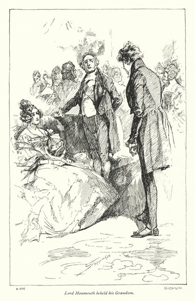 Ilustración para Coningsby de Disraeli de Claude Shepperson