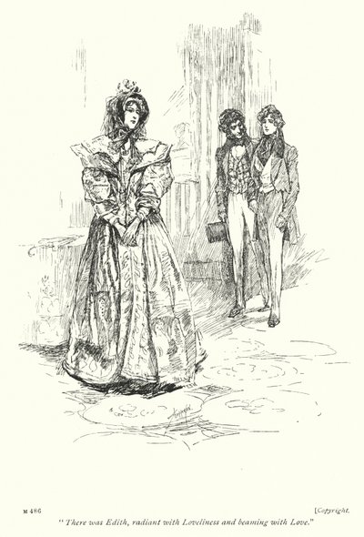 Ilustración para Coningsby de Disraeli (litografía) de Claude Shepperson