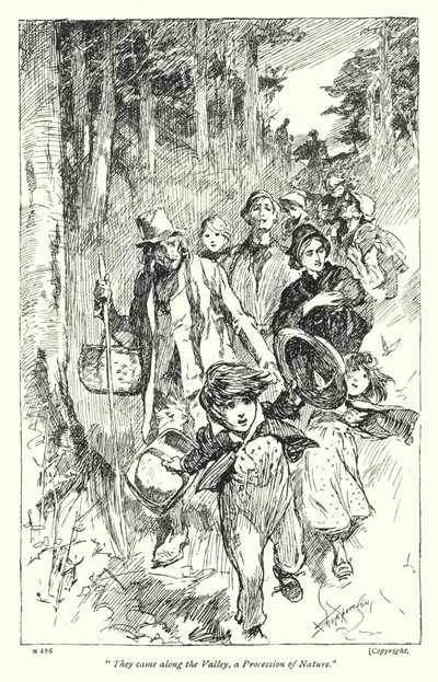 Ilustración para Coningsby de Disraeli de Claude Shepperson