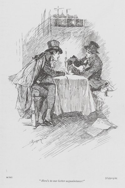 Ilustración para Lavengro de George Borrow (litografía) de Claude Shepperson